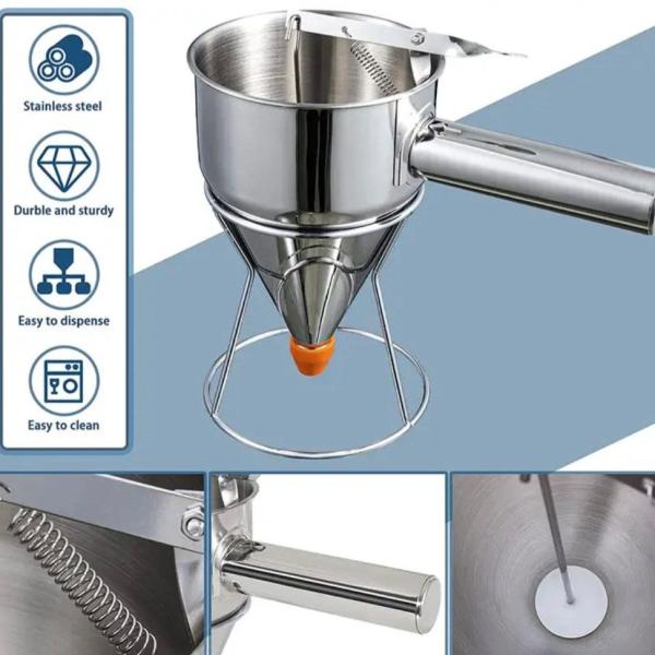 قطعة قمع مقاومة للصدأ