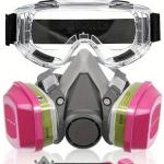 قناع واقي للوجة بفلاتر و نظارات